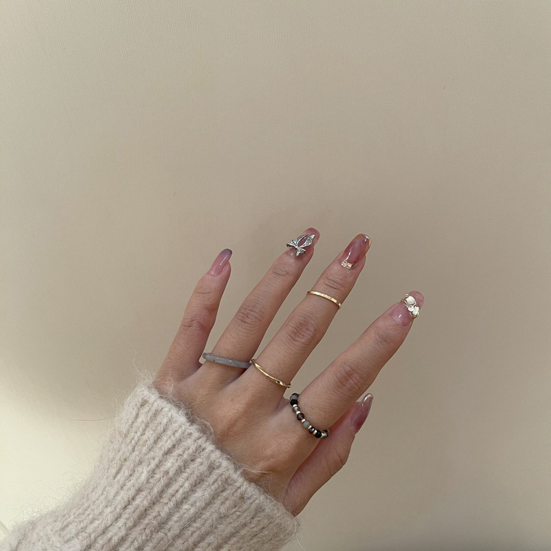 Bộ 4 Nhẫn Nữ Trang Phong Cách Vintage