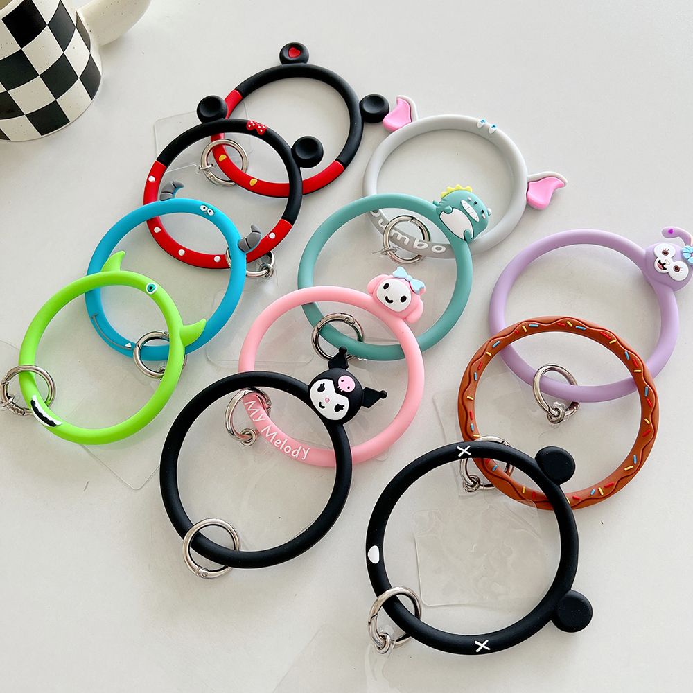 Ốp Điện Thoại Silicone Có Vòng Đeo Tay Chống Sốc / Mất Tích Hợp Ngăn Đựng Thẻ Đa Năng