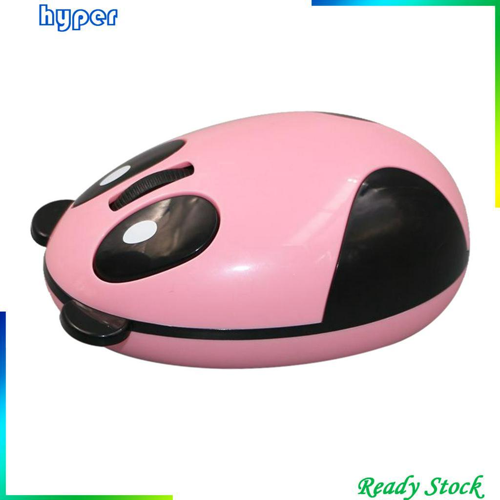 Chuột Không Dây 2.4g 3 Nút 1200 Dpi Hình Gấu Trúc Dễ Thương