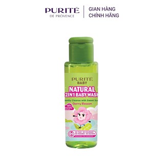 [HB - Gift] Sữa Tắm Gội Cho Bé Purite Baby Hoa Anh Đào 60ml