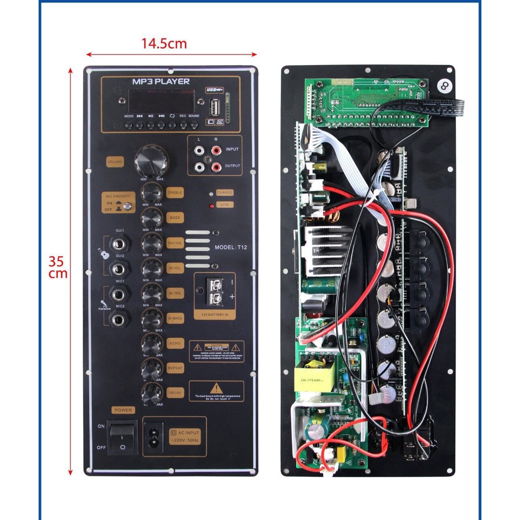 Mạch Loa Kéo 4 Tấc 150w ~ 200w