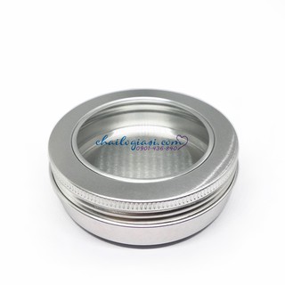HŨ NHÔM KÍNH 100G