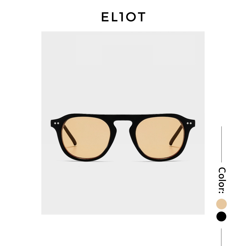 Kính mát nam nữ ELIOT kiểu dáng thời trang tròng kính chống tia UV400