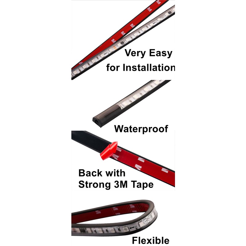 Dây Đèn LED RGB 24V Trang Trí Xe Tải/Xe Tải