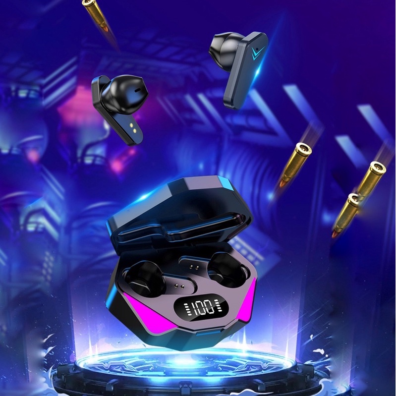 Tai nghe gaming bluetooth A18 độ trễ âm cực thấp tai nghe chơi game PUBG Free Fire chip PAU thích hợp cho game thủ