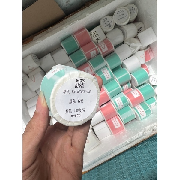 Giấy In Nhiệt ( PT 50DC / PT 51 DC ) sẵn keo dán