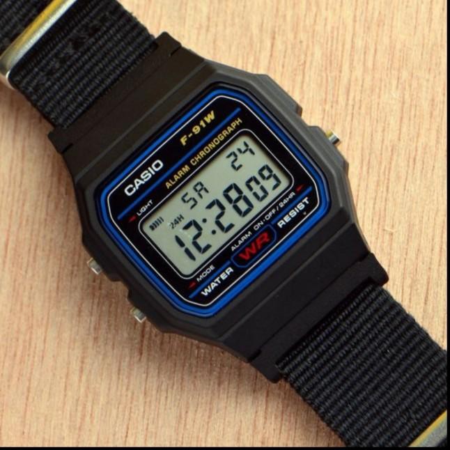 Dây Đồng Hồ Đeo Tay 18mm Chất Lượng Cao Cho Casio F-91w F 91w