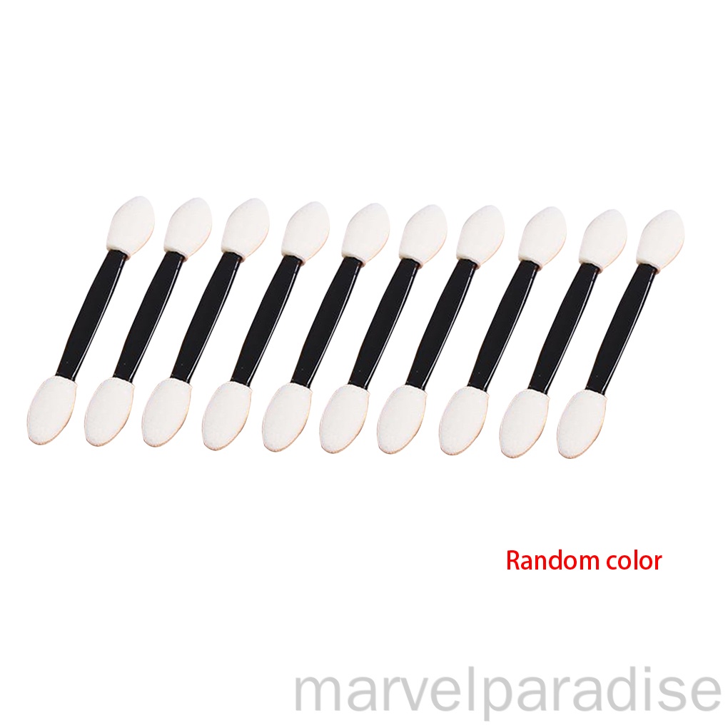 [Hàng mới về] Set 10 cọ trang điểm mắt hai đầu bằng mút hình oval màu sắc ngẫu nhiên