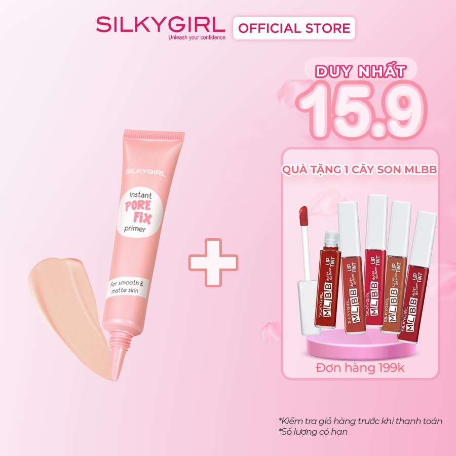 Kem Lót Che Lỗ Chân Lông Silkygirl Instant Pore Fix Primer 15ml