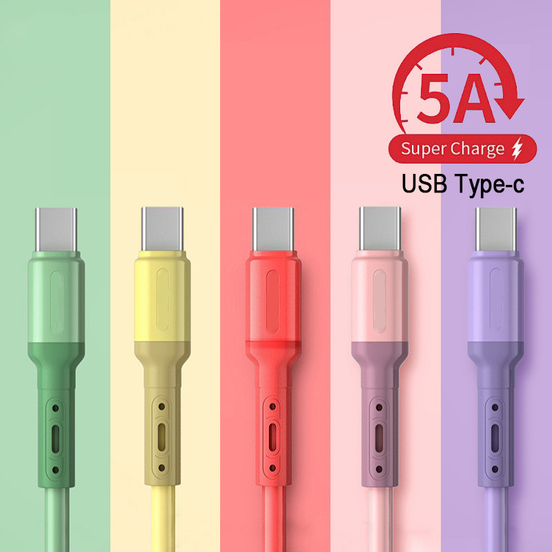 Cáp Sạc Nhanh 5a Micro Usb Type-C Dài 1m Dành Cho Điện Thoại