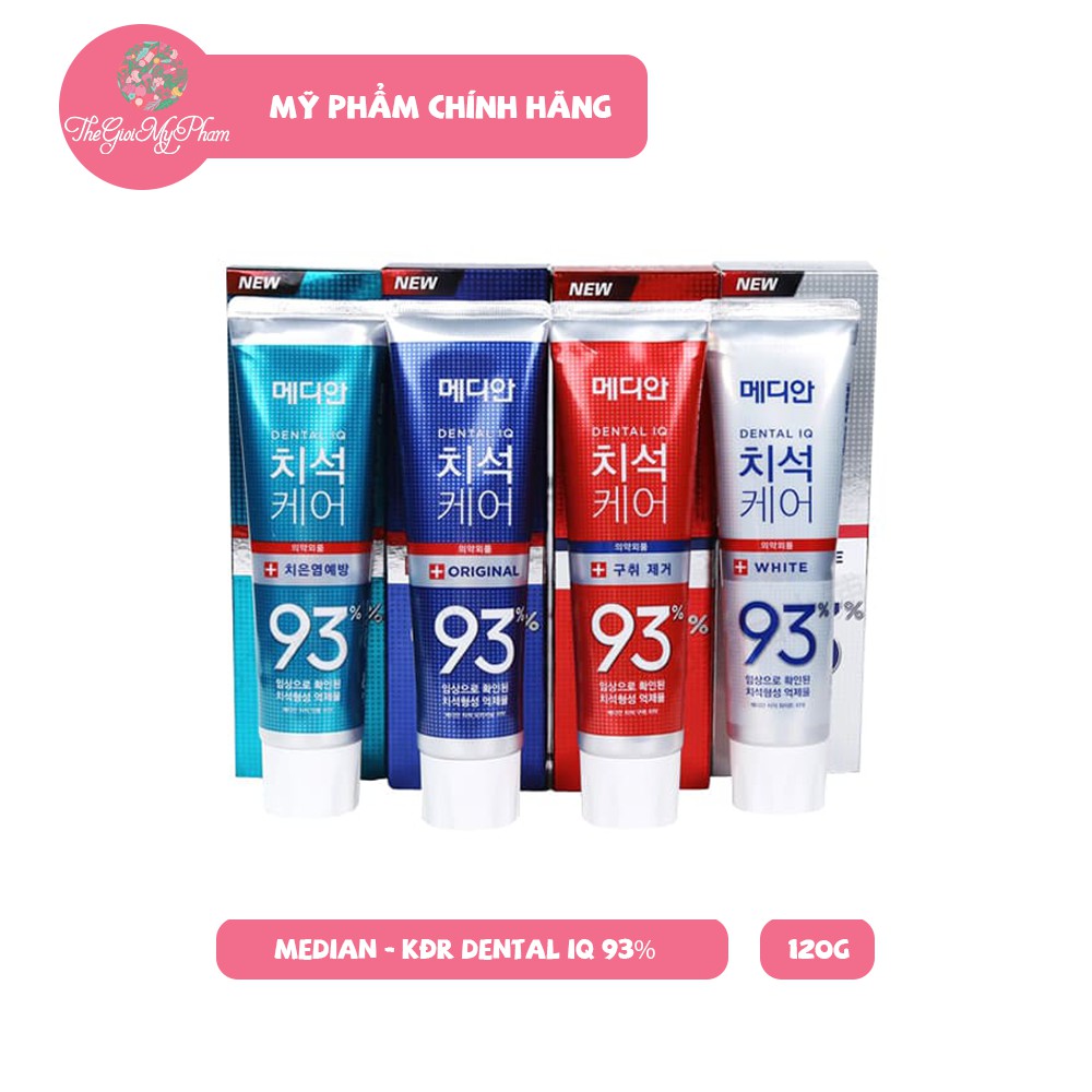 Kem Đánh Răng Median 93% Toothpaste Hàn Quốc 120g