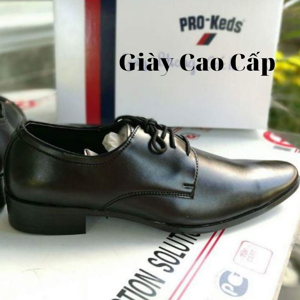 Giày Tây Nam Đơn Giản - Giày Lười Nam Có Dây Lịch Lãm