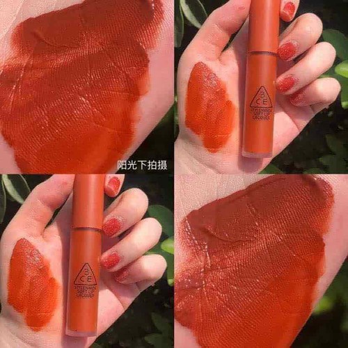3CE Son Kem Soft Lip Lacquer Tawny Red