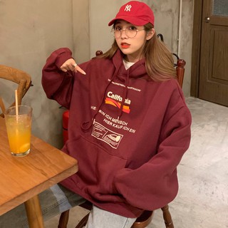 Áo Hoodie Ulzzang Nữ Dáng Tay Rộng Phong Cách Hàn Quốc - Liti shop