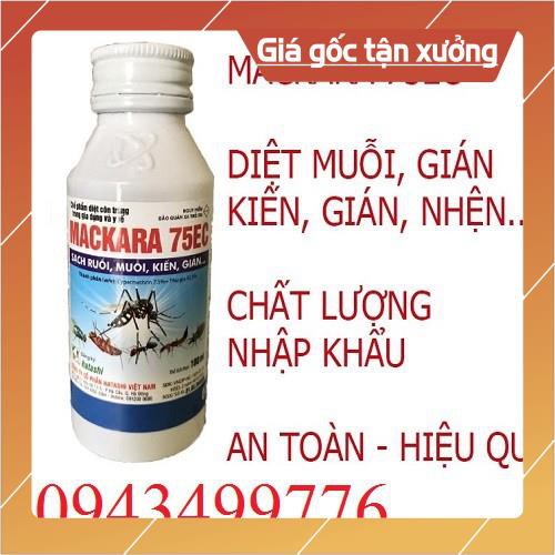 Liều thuốc phun muỗi Mackara 100ml + Fensuper 100ml
