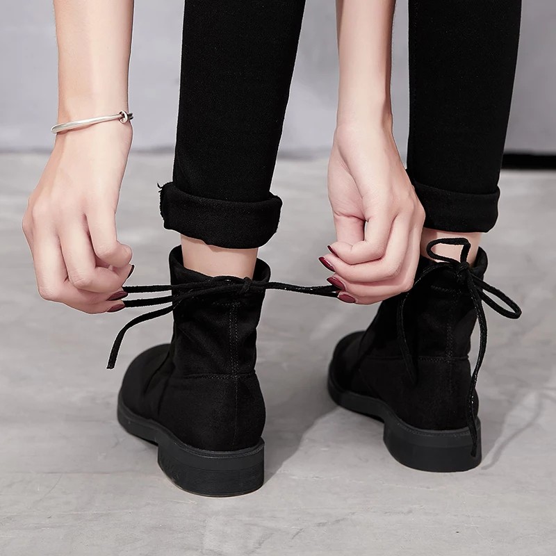 Giày bốt da nhung | BigBuy360 - bigbuy360.vn