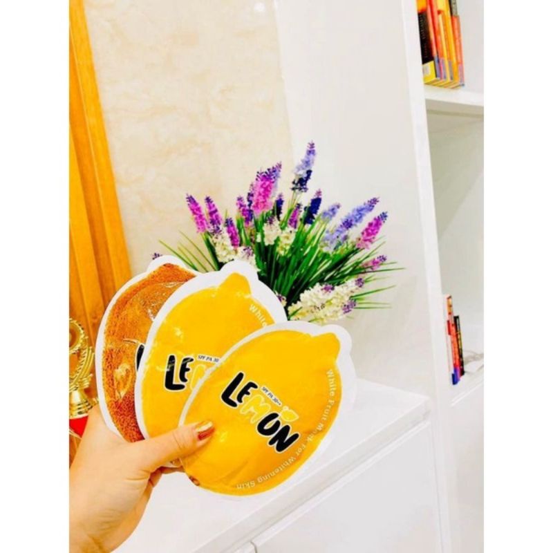 Ủ Trắng LEMON WHITE FRUITS MASK, Tắm Trắng Chanh Lemon Hộp 3goi.