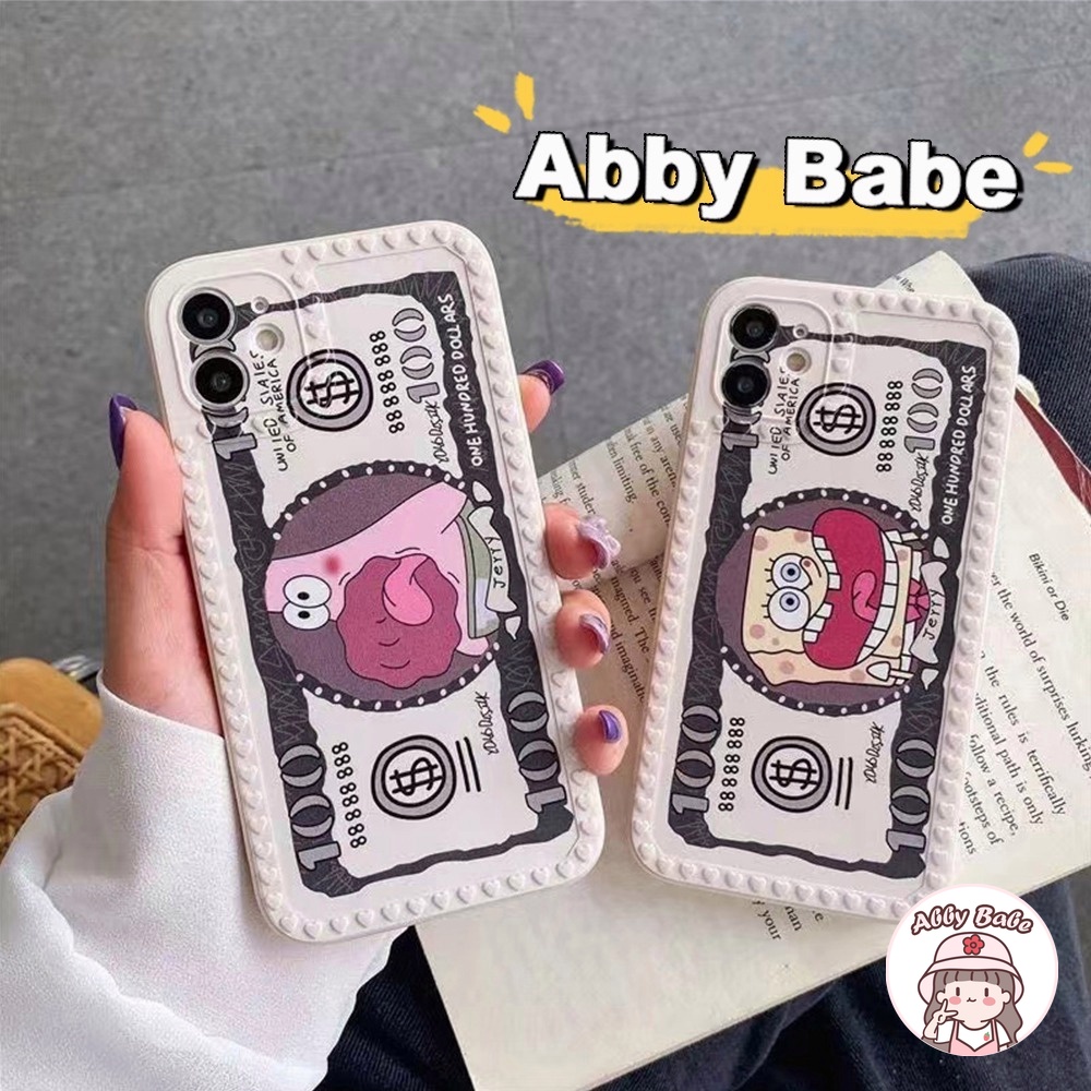 Ốp Điện Thoại TPU Mềm Chống Sốc In Hình SpongeBob Hoạt Hình Cho IP 13 12 11 Pro Max XR 8 7 Plus