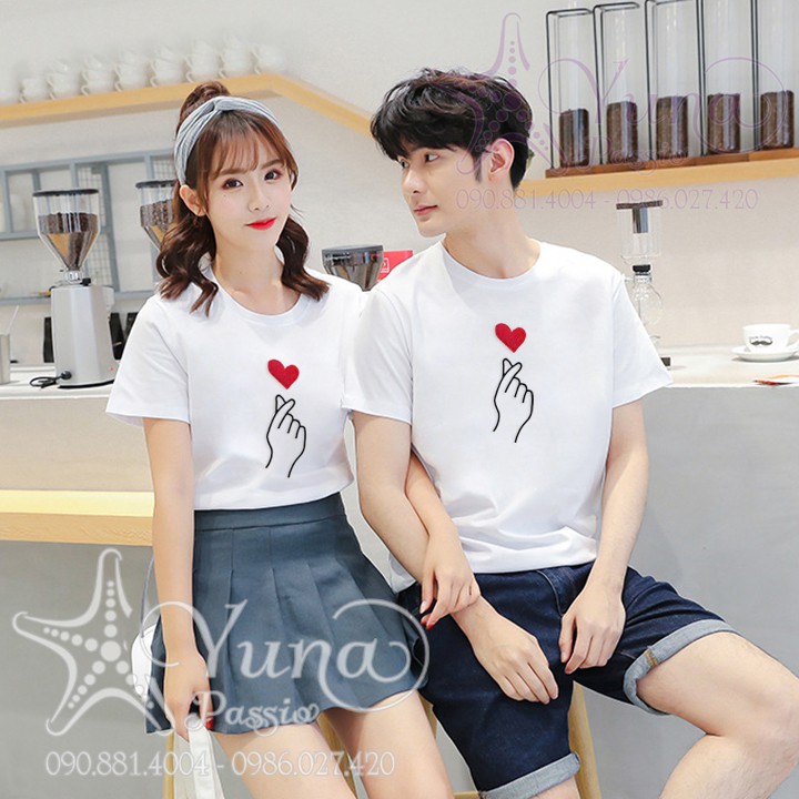 FREE SHIP - Áo Cotton Thái Thêu Thả Tim Cao Cấp - Form Rộng Nam Nữ