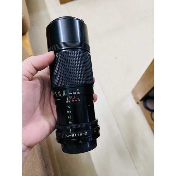 Lens canon FDn 70-150mm f4.5 ngàm FD dùng cho canon Ae1 a1 f1 ftb ft fx