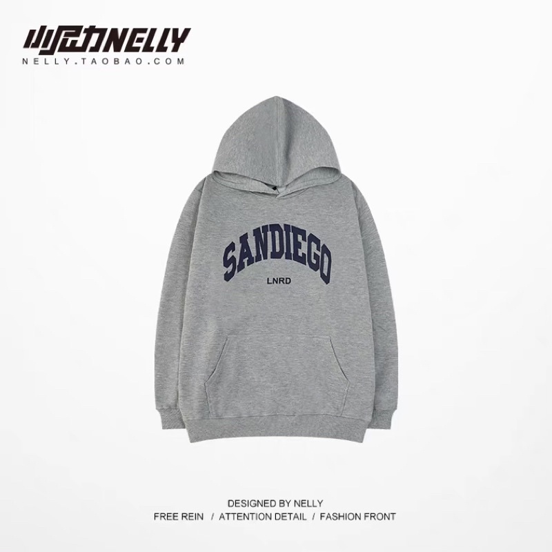 Áo Hoodie nỉ bông 2280 Nelly Heybig unisex form rộng dành cho nam và nữ 221109