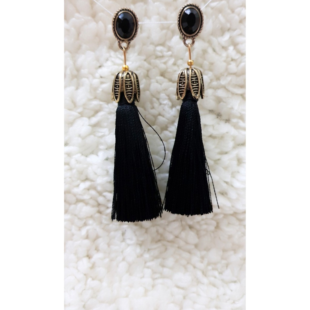 [ xả kho ] - KHUYÊN TAI VẢI CÁCH ĐIỆU ĐEO THỰC TẾ CỰC SANG