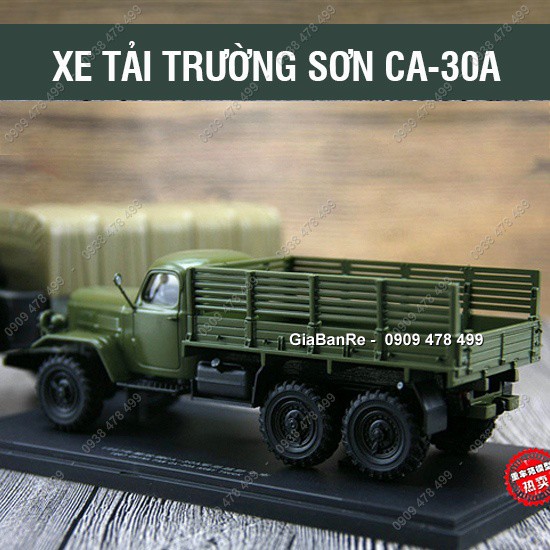 Xe Mô Hình Vận Tải Quân Sự Trường Sơn Kiểu Dáng Zil157 - Ca-30a - Tỉ Lệ 1:43 -  4307.4