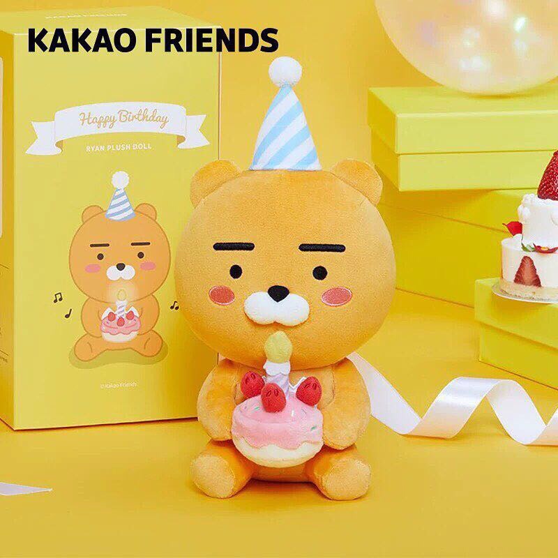 Gấu bông rian đào phiên bản sinh nhật chính hãng hát nhạc happy birthday