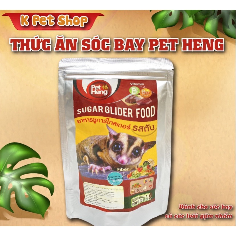 Thức Ăn Sóc Bay Úc Gan Ngỗng Rau Củ  FREE SHIP  Pet Heng Thái Lan Sugar Glider Food Thỏ,Bọ,Sóc,Chinchilla