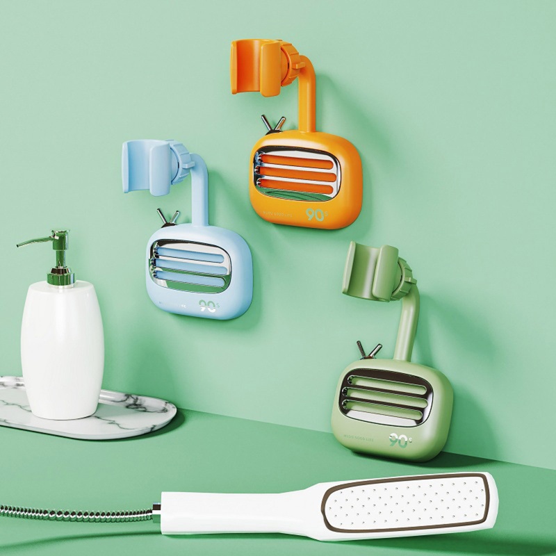 Radio 360 Độ Hình Dáng Siêu Dễ Thương° Giá Đỡ Đầu Vòi Hoa Sen Gắn Tường Tùy Chỉnh Tiện Dụng Cho Nhà Tắm / Nhà Vệ Sinh