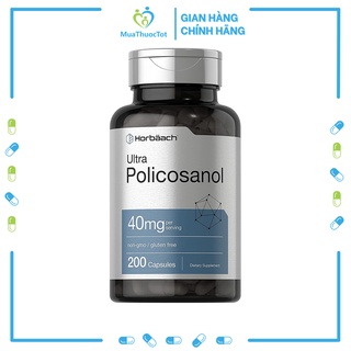 Horbaach Policosanol 40mg - Viên uống hỗ trợ sức khỏe tim mạch 200 viên