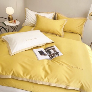 Drap lụa Celine Dream 4 món, chăn kèm ruột sẵn
