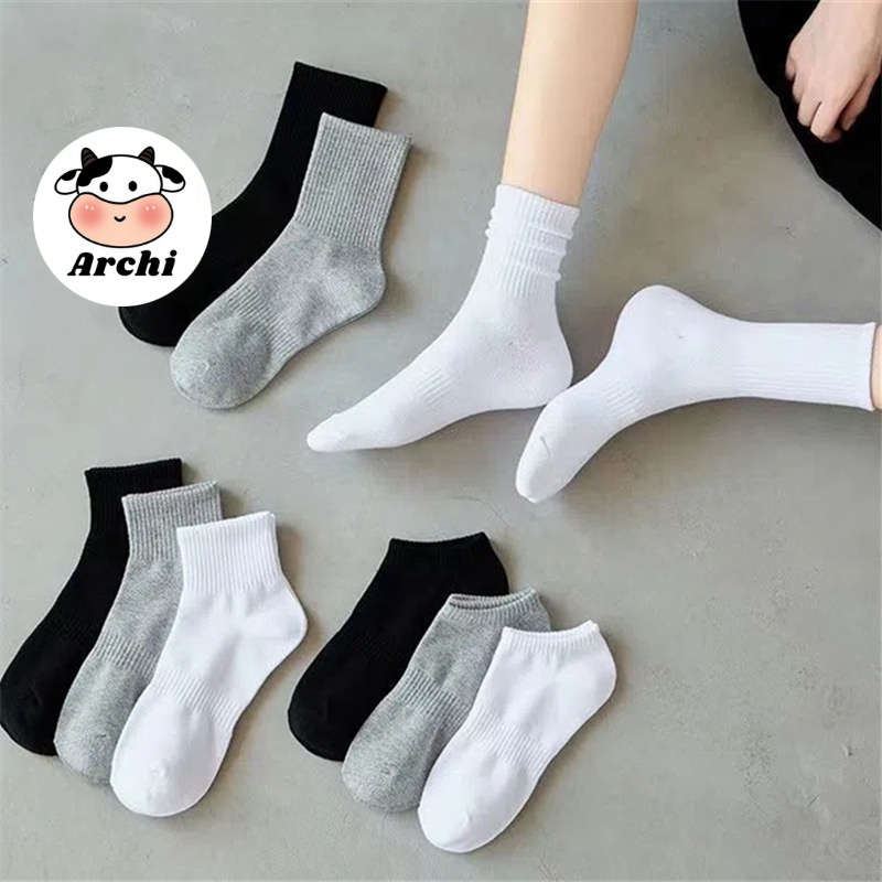 Tất Vớ Nam Nữ Chất Liệu Vải Hàn Co Giãn Bốn Chiều, Kiểu Dáng Trơn Phong Cách Hiện Đại T100