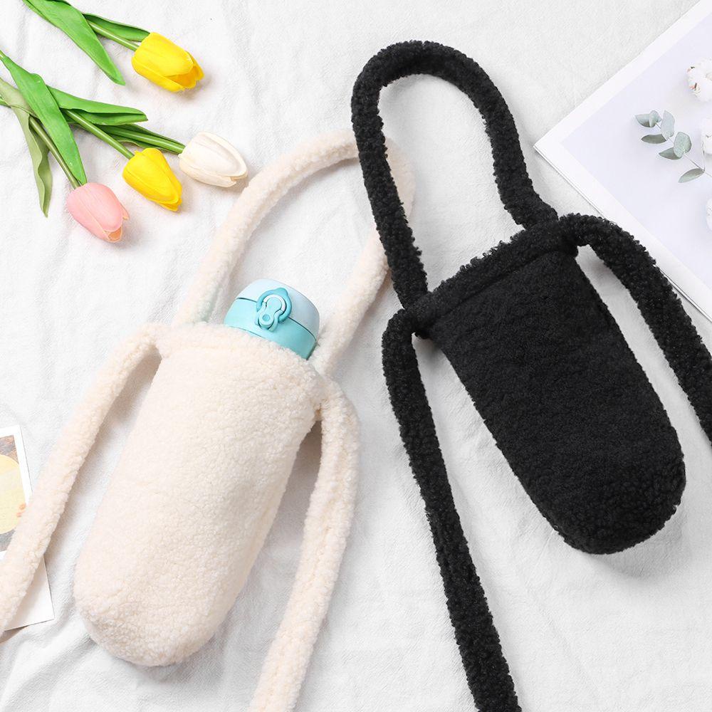 Bình Nước Đeo Vai Họa Tiết Da Bò Sữa KENT1