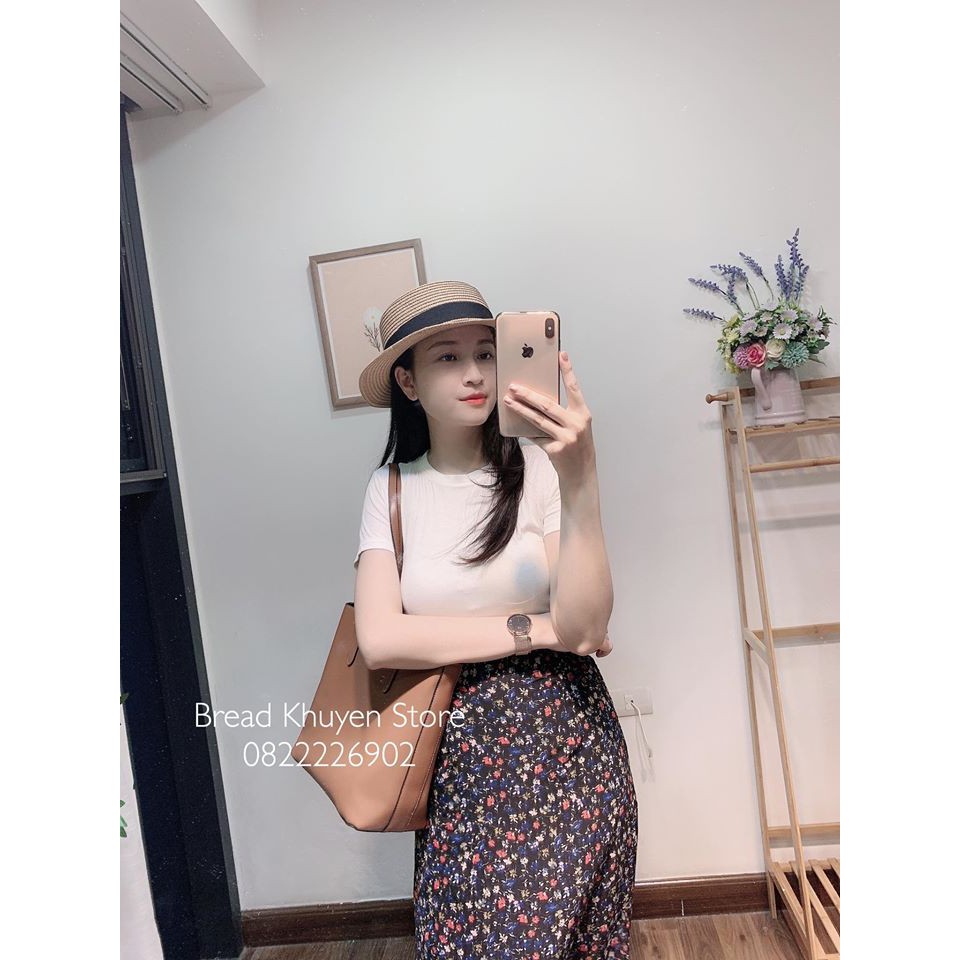 Chân váy hoa nhí midi BK0064