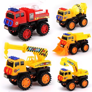 Đồ Chơi Mô Hình Xe Công Trình Xây Dựng, Xe Bồn, Xe Cẩu, Xe Múc Đất, Xe Ben, Xe Ủi, Xe Rác, Xe Cứu Hỏa