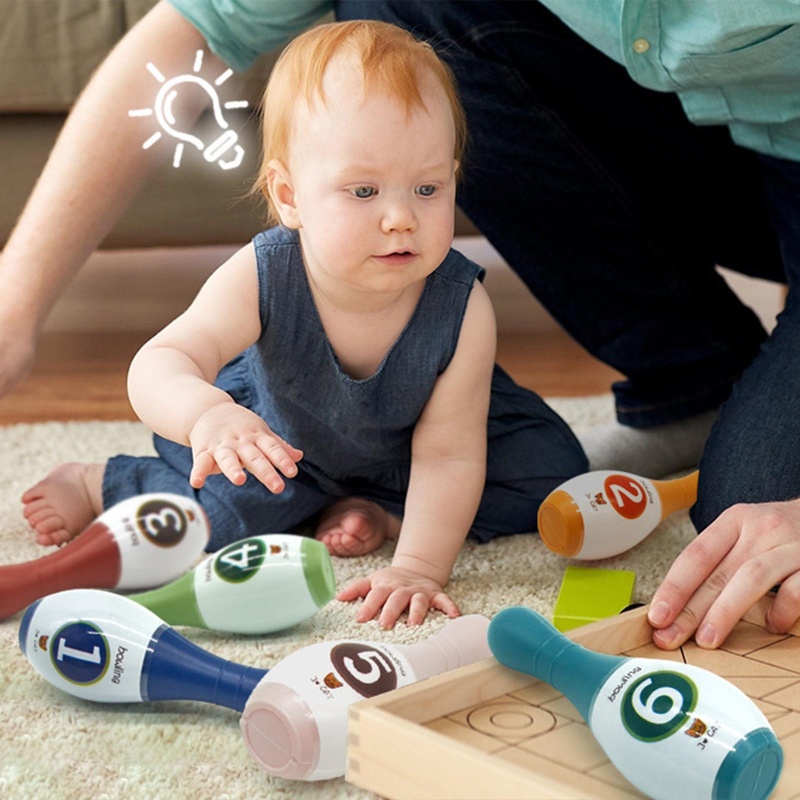 Bộ Đồ Chơi Bowling Nhiều Màu Sắc Vui Nhộn Dành Cho Trẻ Em