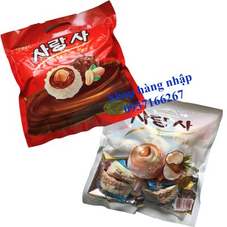 Kẹo kem sữa dừa nhân hạnh nhân Hàn Quốc 300g