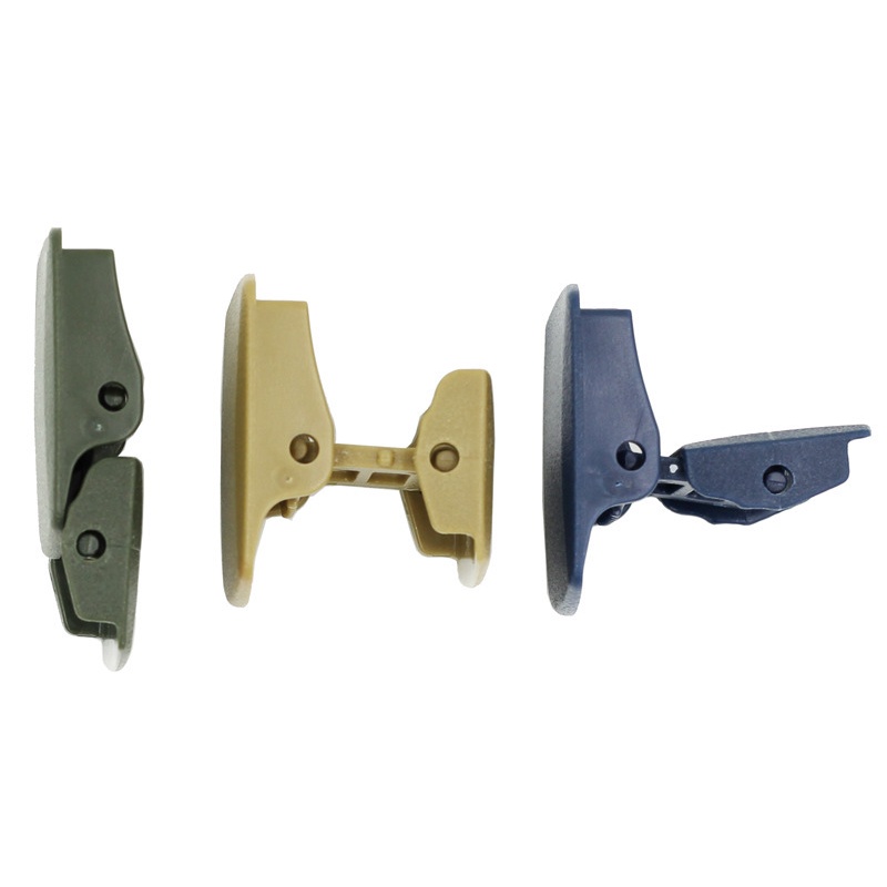 Set 3 Đầu Khóa Thắt Lưng Bằng Nhựa Nilon Thay Thế Cho Tất Cả Loại Vải Rộng 3.8cm