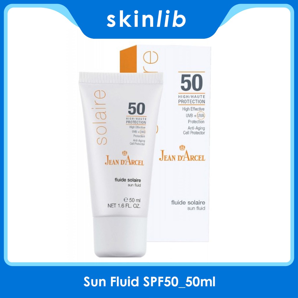 ✅[Siêu Cấp Chính Hãng] Sữa chống nắng dưỡng ẩm Jean D’Arcel Sun Fluid SPF50_50ml