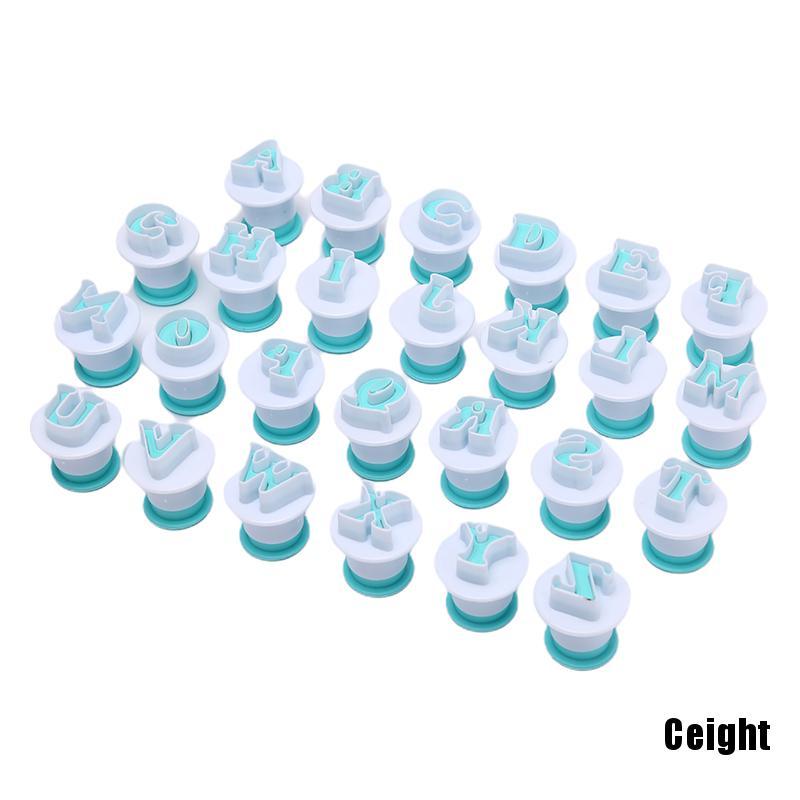 Khuôn Nhấn Bánh Quy Hình Chữ Cái Và Số Trang Trí Bánh Kem