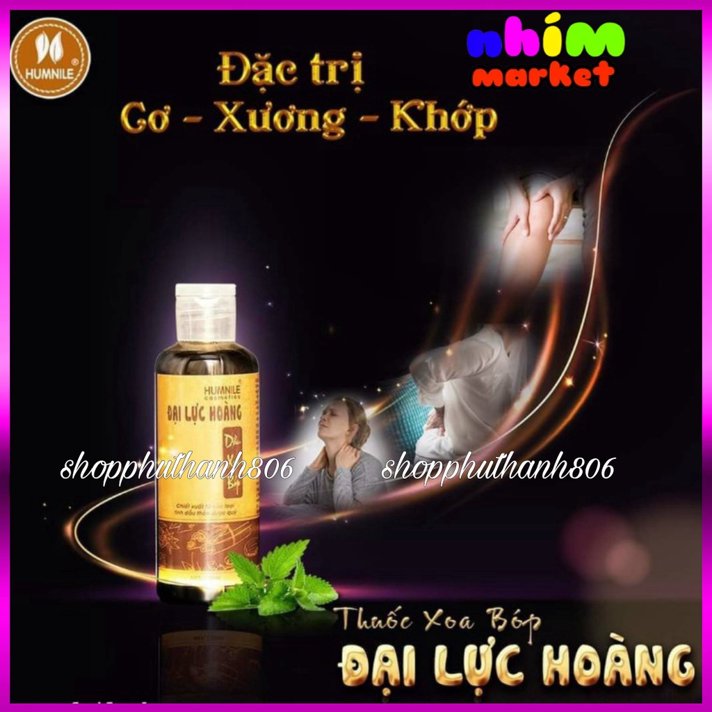 Dầu Xoa Bóp Đại Lực Hoàng - Đại lực hoàng 120ml xoa bóp cơ xương khớp