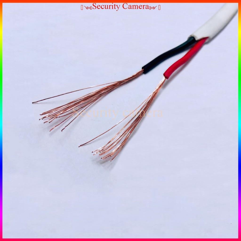 Cáp đồng trục liền nguồn SINO có bọc bạc khử sóng từ, dây điện bằng đồng, dây tín hiệu cho camera