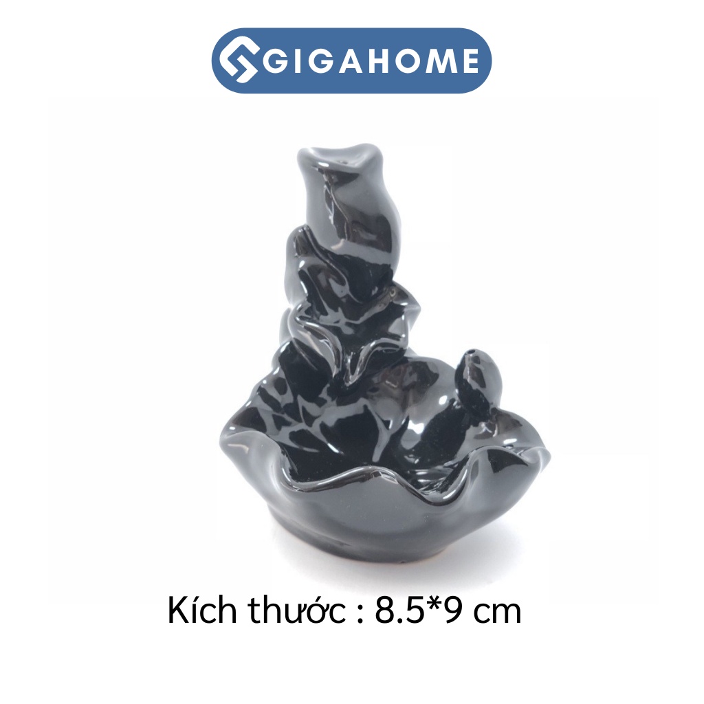 Thác Khói Trầm Hương GIGAHOME Đốt Trầm Kiểu Vân Sen 2 Tầng Cao Cấp 4665
