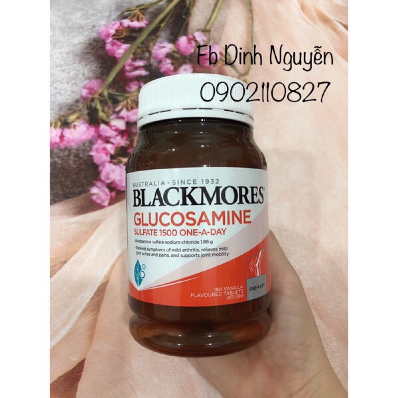 Viên uống Blackmores Glucosamine 180V (mẫu mới)