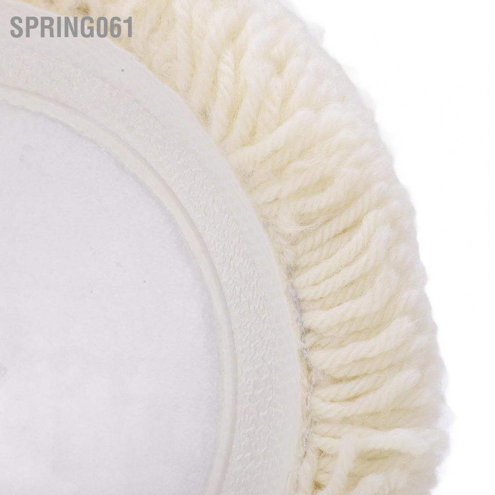 Spring061 26.8cm Professional Car Wool Buffing Polishing Pad Fast Smooth Surface for Vehicle Motorcycle Boat