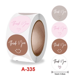 Set 500 tem dán sticker thank you mẫu ngẫu nhiên
