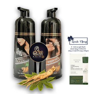 Dầu gội phủ bạc sin hair, phủ bạc đen tóc, nâu tóc từ lần gội đầu tiên