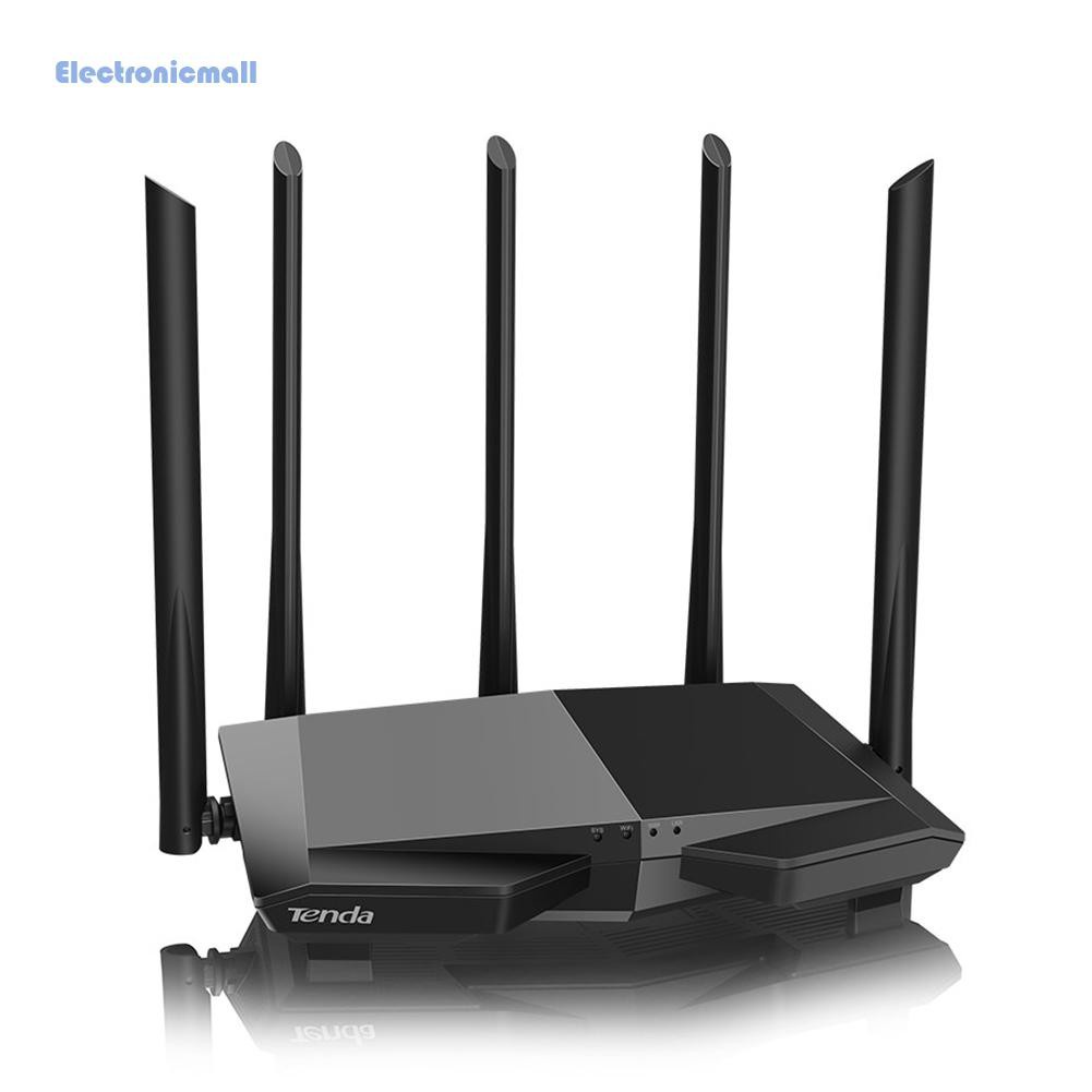 ElectronicMall01 Tenda AC7 1200M 2.4+5GHz WiFi Router Dual Band Wireless Signal Range Extender