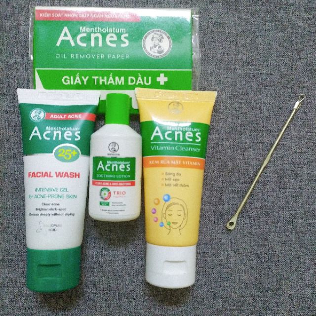 [CHÍNH HÃNG] BỘ SẢN PHẨM ACNES NGỪA MỤN VÀ THÂM SẸO ACNES